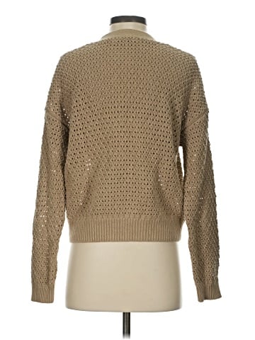 Madewell Open-Stitch Crop Cardigan Sweater (view 2)