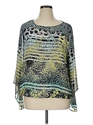 Alfani 3/4 Sleeve Blouse (view 1)