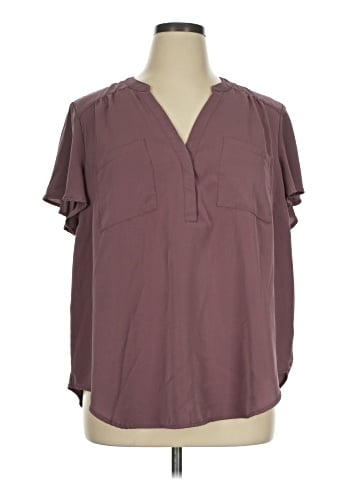 Torrid 3/4 Sleeve Blouse (view 1)