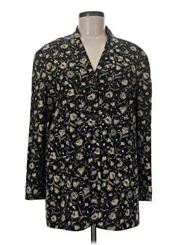 Anne Klein II Silk Blazer (view 1)