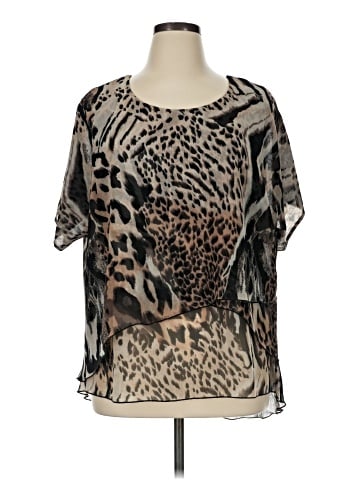 Joseph Ribkoff Short Sleeve Blouse (view 1)