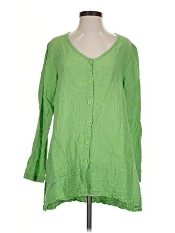 Flax 3/4 Sleeve Blouse (view 1)