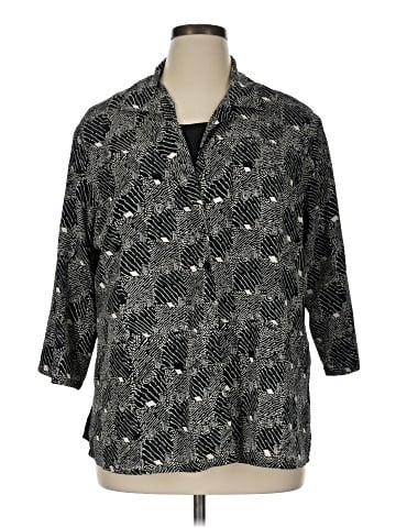 Notations 3/4 Sleeve Blouse (view 1)