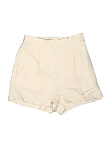 Madewell Clean Pull-On Shorts in Linen-Cotton (view 1)