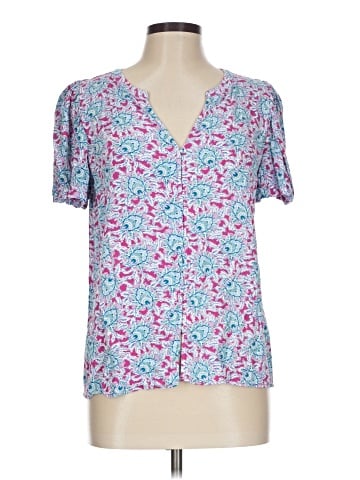 Ann Taylor LOFT Short Sleeve Blouse (view 1)
