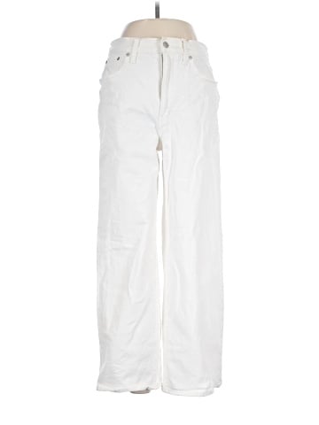 Madewell The Perfect Vintage Wide-Leg Crop Jean in Tile White (view 1)