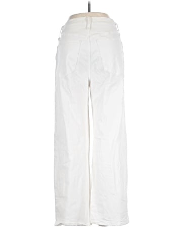 Madewell The Perfect Vintage Wide-Leg Crop Jean in Tile White (view 2)