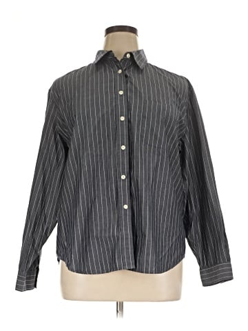 Jones New York Sport Long Sleeve Button-Down Shirt (view 1)