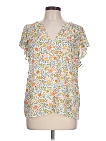 Ann Taylor LOFT Short Sleeve Blouse (view 1)