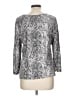 Chico's Silver Pullover Sweater Size Lg (2) - photo 2