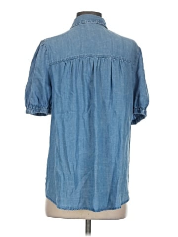 Jane and Delancey Short Sleeve Button-Down Shirt (view 2)