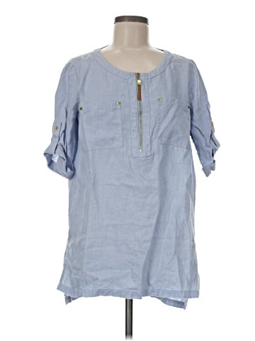 Ellen Tracy Short Sleeve Blouse (view 1)