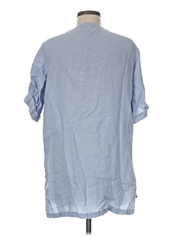 Ellen Tracy Short Sleeve Blouse (view 2)
