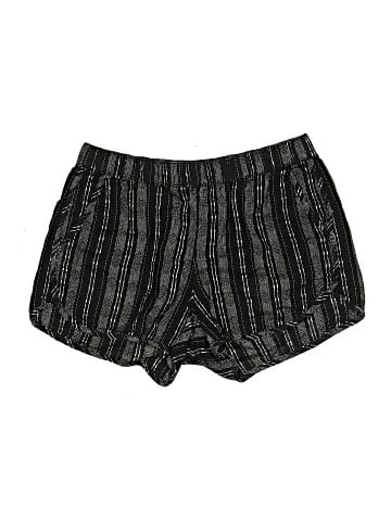 Madewell Linen-Cotton Pull-On Shorts in Jacquard Stripe (view 1)