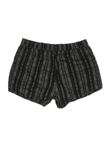 Madewell Linen-Cotton Pull-On Shorts in Jacquard Stripe (view 2)