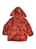 CALVIN KLEIN JEANS 100% Polyester Solid Orange Red Coat 12-18 MO / 18 MO - photo 1