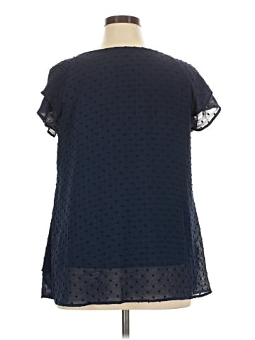 Roz & Ali Short Sleeve Blouse (view 2)