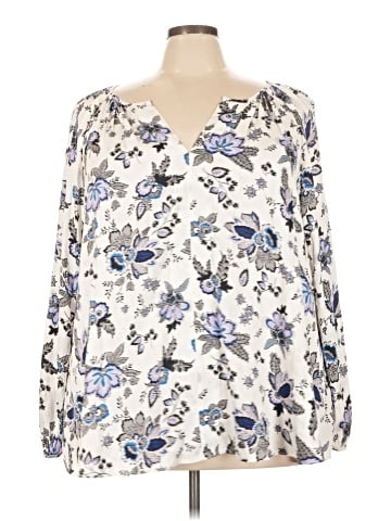 Lane Bryant Long Sleeve Blouse (view 1)
