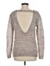 Rubbish Metallic Silver Pullover Sweater Size M - photo 2