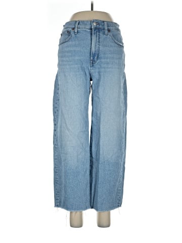 Madewell The Perfect Vintage Wide-Leg Crop Jean in Altoona Wash: Raw-Hem Edition (view 1)