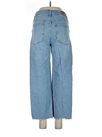 Madewell The Perfect Vintage Wide-Leg Crop Jean in Altoona Wash: Raw-Hem Edition (view 2)