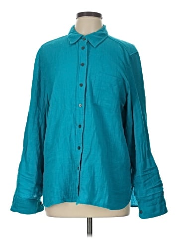 J.Crew Factory Store Long Sleeve Button-Down Shirt (view 1)