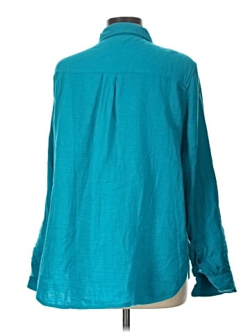J.Crew Factory Store Long Sleeve Button-Down Shirt (view 2)