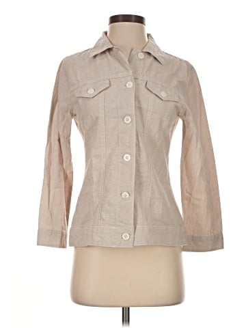 Pure Amici 3/4 Sleeve Button-Down Shirt (view 1)