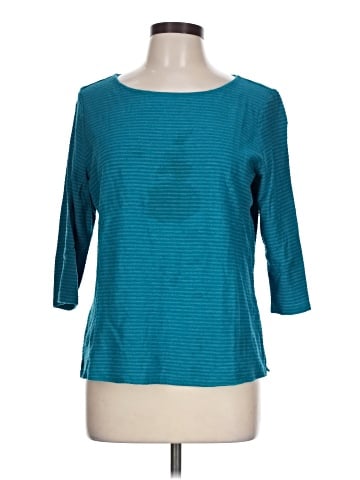Liz Claiborne 3/4 Sleeve T-Shirt (view 1)