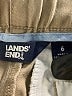 Lands' End Solid Tan Khakis Size 6 - photo 3