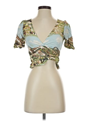 Reformation Short Sleeve Blouse (view 1)