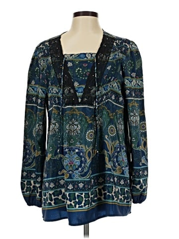 Art and Soul Long Sleeve Blouse (view 1)