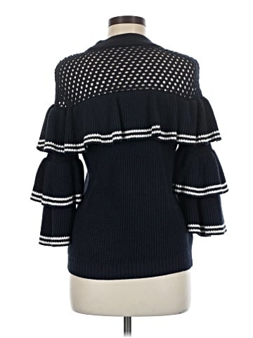Self-Portrait Pullover Sweater (view 2)