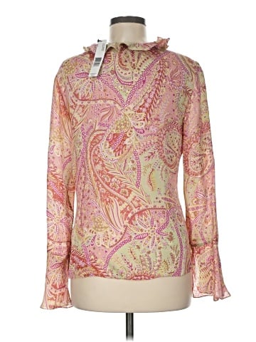 Company Ellen Tracy Long Sleeve Silk Top (view 2)
