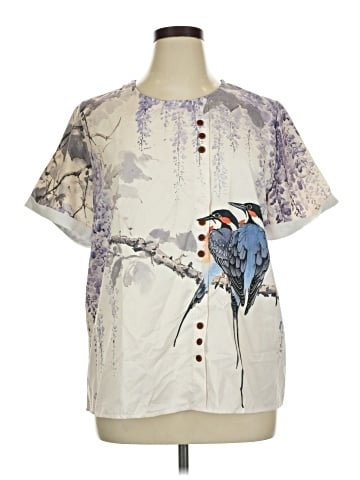 Unbranded Short Sleeve Blouse (view 1)