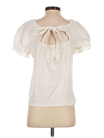 J.Crew Factory Store Short Sleeve Blouse (view 2)