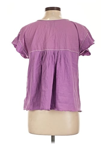 Lucky Brand Short Sleeve Blouse (view 2)