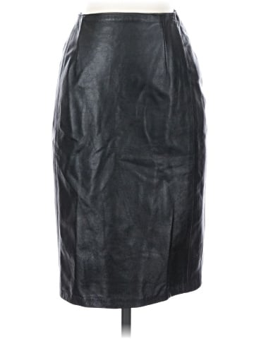 Saks Fifth Avenue Leather Skirt (view 1)