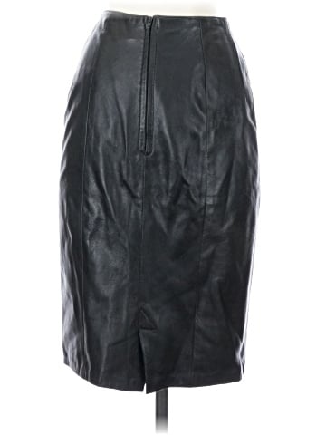 Saks Fifth Avenue Leather Skirt (view 2)