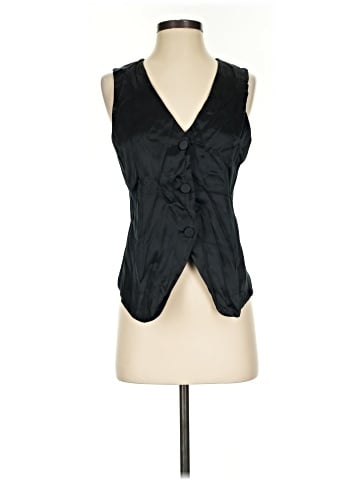 Madewell Button-Front Vest Top in Satin (view 1)