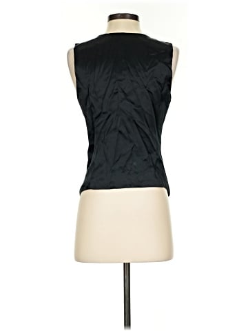 Madewell Button-Front Vest Top in Satin (view 2)
