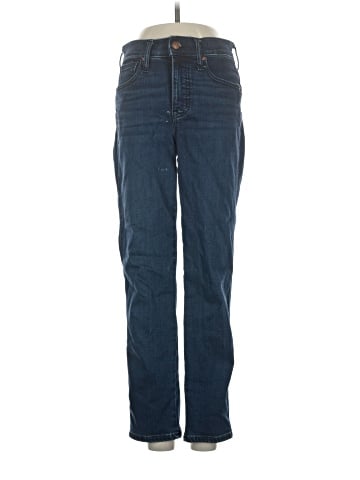 Madewell Mid-Rise Stovepipe Jeans in Dahill Wash (view 1)