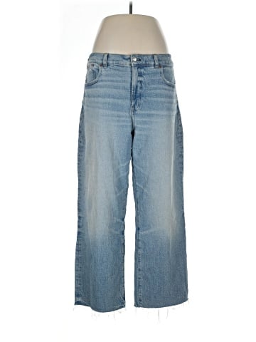 Madewell The Perfect Vintage Wide-Leg Crop Jean in Hallstead Wash (view 1)