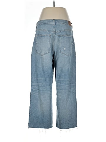 Madewell The Perfect Vintage Wide-Leg Crop Jean in Hallstead Wash (view 2)