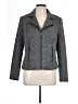 Anne Klein Chevron-herringbone Gray Jacket Size L - photo 1