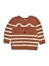 Hanna Andersson 100% Polyester Stripes Brown Pullover Sweater Size 2T - photo 1