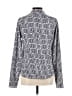 Sigrid Olsen Print Gray Blue Jacket Size L - photo 2
