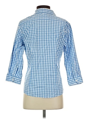 L.L.Bean 3/4 Sleeve Button-Down Shirt (view 2)