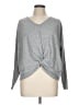 Francesca's Gray Pullover Sweater Size L - photo 1