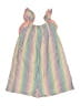 Next Pink White Overalls Size 5 - photo 1